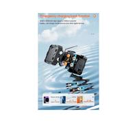 Radio Solar de Emergencia de 5000 MAh con Carga Manual y Radios Meteorológicas FM, AM, WB, NOAA, Linterna de Lectura LED, Cargador de Banco