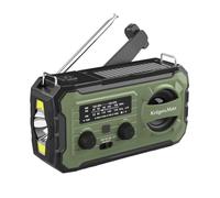 Radio solar portátil SOS Powerbank 10.000 mAh linterna Dynamo Kruger & Matz