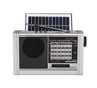 Radio Solar - Radio Transistor Recargable, Linterna Potente con Altavoz Multibanda para Escuela, Trabajo, Gimnasio, Relajación, Viajes, Playa, Hogar y Exteriores para Mujeres y on recursos energético