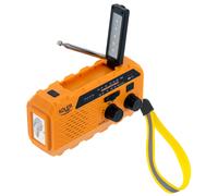 Radio Solar Recargable de Emergencia con Dinamo FM AM, Portátil, Cargador USB C