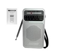 Radio Transistor Funciona con Pilas, Electrónica a Pilas con Altavoz Inalámbrico y Sintonizador para Acampar Relajante, Hogar, Playa, Escuela, Trabajo, Gimnasio, Viajes