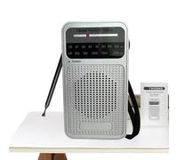 Radio Transistor Funciona con Pilas - Radio FM Portátil,Electrónica Portátil con Altavoz Inalámbrico para Viajes Hogar Trabajo Exteriores Gimnasio Playa Unisex
