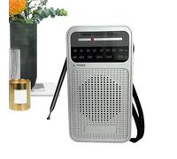Radio Transistor Funciona Con Pilas - Radio Portátil Compacto,Electrónica a Pilas con Altavoz Inalámbrico y Sintonizador para Acampar Relajante, Hogar, Playa, Escuela, Trabajo, Gimnasio, Viajes y Pers
