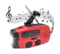 Radio Transistor,Radio Solar con Manivela Manual | Reproductor MP3 Multibanda Versátil con Rendimiento Fiable para Emergencias Tormentas Acampada Senderismo y Exteriores
