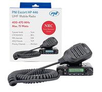 Radio UHF PNI Escort HP 446, 199 CH, Radio UHF, Radio Bidireccional para Camiones y Coches, ASQ 9 Niveles, Scan, Dual Watch, CTCSS-DCS, Potencia 0.5W a 15W, Función NRC