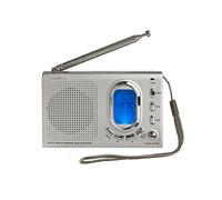 Radio universal portátil AM / FM / SW con despertador y salida para auriculares