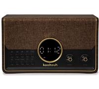 Radio vintage kooltech house marron bluetooth - radio - usb