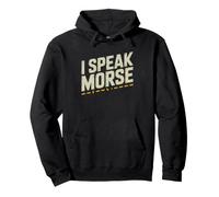Radioaficionado Código Morse Operador CW Radio Amateur Sudadera con Capucha