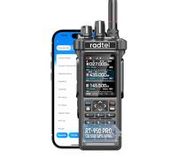 Radioaficionado Radtel RT-950 PRO, GPS/APRS, walkie-talkie de 10 W, transceptor portátil de largo alcance, recepción AM/FM/CB/SO/OM/OL, programación de aplicaciones Bluetooth, NOAA, analizador de espe