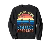 Radioaficionado Soy Radio-Active Vintage Sudadera