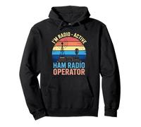 Radioaficionado Soy Radio-Active Vintage Sudadera con Capucha
