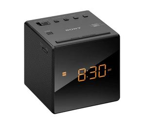 Radiodespertador Sony Reloj AM/FM LED Negro