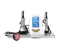 Radiofrecuencia Facial Corporal Máquina de modelado y facial, cavitación de 40k reafirmar la piel del rostro y el cuerpo, dispositivo de belleza multifuncional cuidado del abdomen, muslos, g