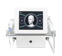 Radiofrecuencia Facial Corporal Máquina moldeadora corporal, microagujas para rostro y cuerpo, dispositivo reafirmante con 2 mangos para la reducción de arrugas y estrías, lifting y rejuvene