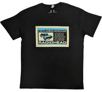 Radiohead Camiseta de manga corta Carbon Patch Unisex Black XL