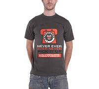 Radiohead Camiseta "Never Pick It Up" (carbn), Carbn vegetal, X-Large
