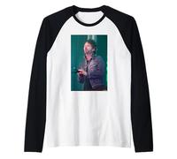 Radiohead Live Thom Yorke Kid A por Andy Willsher Camiseta Manga Raglan