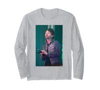 Radiohead Live Thom Yorke Kid A por Andy Willsher Manga Larga