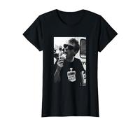 Radiohead Thom Yorke The Bends Era por Andy Willsher Camiseta, Mujer, Negro, XS