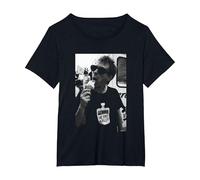 Radiohead Thom Yorke The Bends Era por Andy Willsher Camiseta, Mujer Tallas Grandes, Negro, 5XL Grande