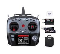 Radiolink T16D Transmisor RC 16 Canales Receptor Telemetría R16F, Compatible Módulo Largo Alcance ELRS/TBS Crossfire Transmisión de Voz, para Drones, Aviones, Automóviles(Modo 2 Acelerador Izquierdo)