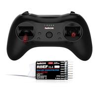 Radiolink T8S 8 canales 2,4 GHz RC transmisor y receptor R8EF RX, mando a distancia y controlador batería incorporada para quad/avión/coche/barco y más (modo 2 mano izquierda no autocentro)
