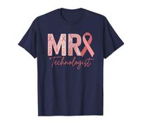 Radiolo de concientización sobre el cáncer de Mama con Cinta Rosa para tecnólogo de resonancia magnética Camiseta