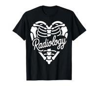 Radiología Corazón Esqueleto Xray Tech Camiseta