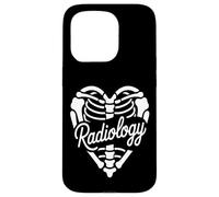 Radiología Corazón Esqueleto Xray Tech Carcasa para iPhone 15 Pro
