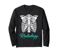 Radiología Costilla Esqueleto X-Ray Tech Medical Professional Manga Larga