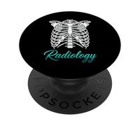 Radiología Costilla Esqueleto X-Ray Tech Medical Professional PopSockets PopGrip Adhesivo
