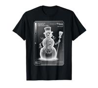 Radiología Enfermera Radiólogo Divertido Navidad Rayos X Muñeco de Nieve Camiseta