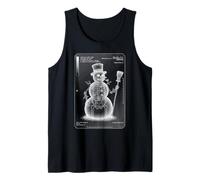 Radiología Enfermera Radiólogo Divertido Navidad Rayos X Muñeco de Nieve Camiseta sin Mangas