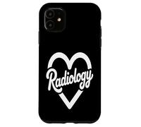 Radiología Logo Corazón Tecnólogo Radiológico Carcasa para iPhone 11