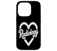 Radiología Logo Corazón Tecnólogo Radiológico Carcasa para iPhone 14 Pro