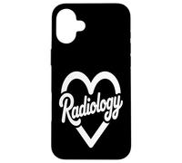 Radiología Logo Corazón Tecnólogo Radiológico Carcasa para iPhone 16 Plus