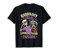 Radiology Tech Halloween luciendo Bien por Dentro Camiseta