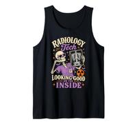 Radiology Tech Halloween luciendo Bien por Dentro Camiseta sin Mangas