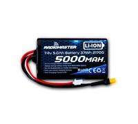 RadioMaster - Batería de 5000 mAh, 7,4 V, con conectores JST-XH y XT30, compatible con RadioMaster Boxer, TX12, TX15, TX15 Max, GX12, TX16S