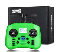 Radiomaster Pocket ELRS Mando a distancia portátil Hall Gimbal EdgeTX 2.10.5 transmisor con luz LED para dron FPV/helicóptero RC y coches barcos y multirotor (batería no incluida)