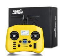 Radiomaster Pocket ELRS - Mando a distancia portátil para pasillos Gimbal EdgeTX 2.10.5 con luz LED para FPV Drone/RC helicóptero, coche, barcos y multirotor (batería no incluida)