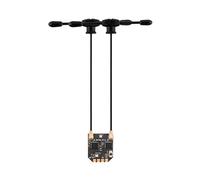Radiomaster RP4TD-M 2.4GHz ExpressLRS Mini receptor True Diversity con antena dual UFL T de 65 mm para transmisor ELRS FPV, ideal para dron FPV/Tiny Whoop/avión RC de ala fija