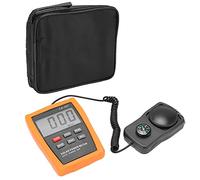 Radiómetro solar portátil - medidor radiación solar, tester ultravioleta, pantalla LCD retroiluminada, muestreo rápido, retención datos, apagado automático, negro