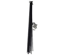 Radios Bicicleta,Radios de Bicicleta 12 pcs Spokes de acero 14g por radios de alta resistencia MTB Road Bicycle Spokes para bicicleta de carretera de montaña 260-294mm Accesorios de bicicleta(294)