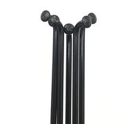 Radios Bicicleta,Radios de Bicicleta 40 PCS / LOT 12G por radios 45 # Material de acero Bike eléctrico Raimos de bicicleta de color negro Diámetro de color 2.6mm E-bike portavoces J-Bend E-Bicycle Spo