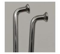 Radios de Bicicleta curvados,Rayos de Bicicleta, Radios de Motocicleta for Bicicleta, curvatura en J de 4,0 mm, Acero Inoxidable 304, Tuercas de 22 mm, Varios tamaños, Paquete de 40(Length 155mm)