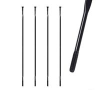 Radios de bicicleta de acero inoxidable T302, paquete de 4 radios ultraligeros de 14 G para ciclistas (260 mm Wing20)
