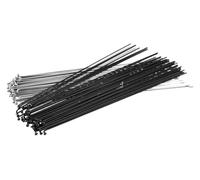 Radios de Bicicleta,Radios de Acero para Bicicleta 36 radios de bicicleta de acero inoxidable de alta resistencia con curva en J y cabecillas for radios de bicicleta de carretera(36pcs Silver,257mm)