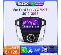 Radios de coche Hizpo 2 Din Android 13 para Ford Focus 3 2011 - 2017 MK3 4G Wifi DSP estéreo Carplay Auto GPS Autoradio Nnavigatore 8cores-3G 32G -S1