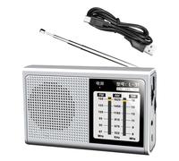 Radios Portátiles Am FM | Radio Am/FM/OC Compacta y Portátil - Recepción Óptima, Funciona con Pilas para Exteriores, Senderismo, Camping, Hogar y Escritorio